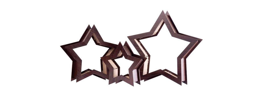 باکس دیواری طرح ستاره کد 1002