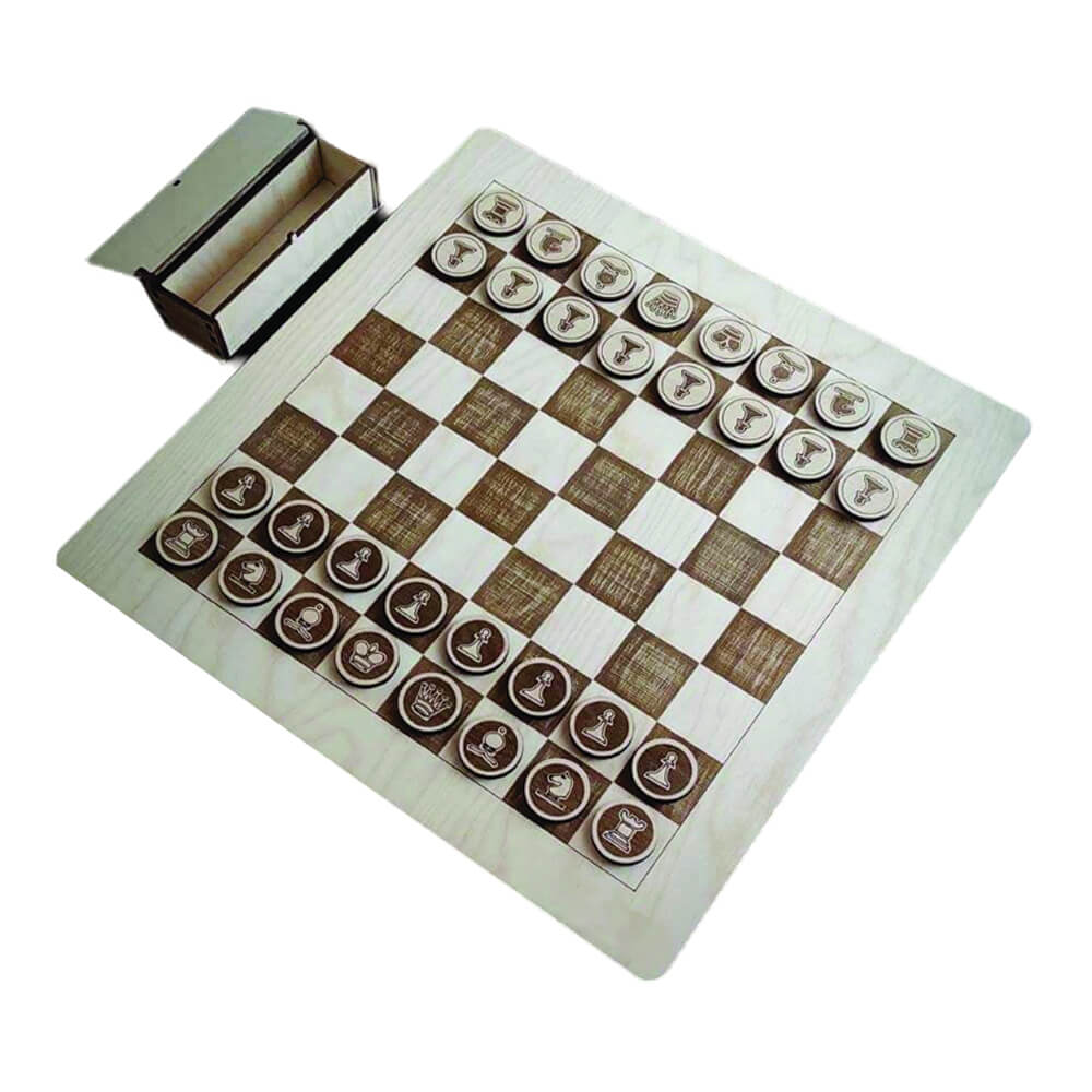 طرح لیزری بازی شطرنج کد 1001